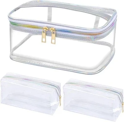 Produktbild von Famanu Kosmetiktasche 3-in-1 - Transparent, Tragbar, Wasserfest
