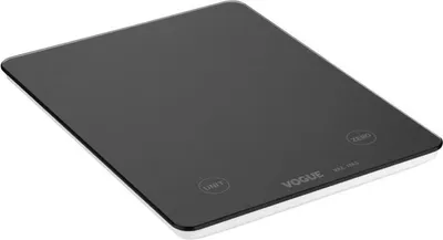 Immagine prodotto di Bilancia digitale Vogue nera rettangolare da 10 kg