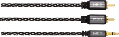 Image de Câble audio, 2 f. RCA mâles - jack mâle stéréo 3,5 mm, 3,0 m