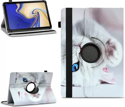 Produktbild von Tablet Hülle Samsung Galaxy Tab S4 10.5 Tasche Schutzhülle Case Cover DrehbarFarben:Motiv 9
