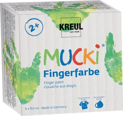 Immagine prodotto di C. Kreul MUCKI, set di 4 colori a dita