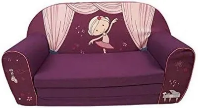 Produktbild von Famanu Kinderstuhl - Faltbarer Kindersofa mit buntem Design