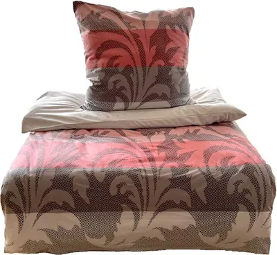 Produktbild von aboutyourhome bettwäsche Fleece Wendebettwäsche Winter Ornamente 135x200 80x80 diverse Farben, 2tlg. / Pink