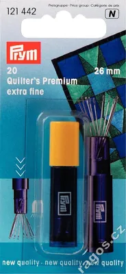 Quiltnadeln, Silber, 0,53 x 26 mm, 20 Stück