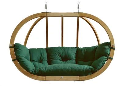 Produktbild von Amazonas Doppelhängesessel ohne Gestell Globo Royal Chair green wetterfest 176 x 118 x 72 cm; grün, AZ-2030853
