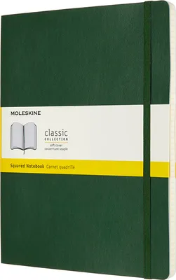 Produktbild von Moleskine Notizbuch XL, Kariert, Myrtengrün