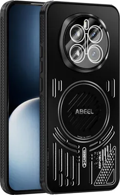 Image de Etui magnétique pour Honor Magic7 étui de protection antichoc en aluminium avec dissipation de chaleur et film pour lentille Noir