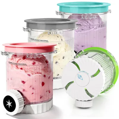 4er-Pack Eispints 480 ml kompatibel mit Ninja Creami NC700UK
