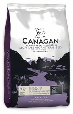 Immagine prodotto di CANAGAN Light & Senior & Sterilised Pollo - croccantini per gatti - 1 sacchetto da 5 kg