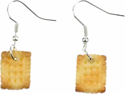 Produktbild von Keks Butterkeks Ohrringe Miniblings Hänger Weihnachten Cookie Plätzchen