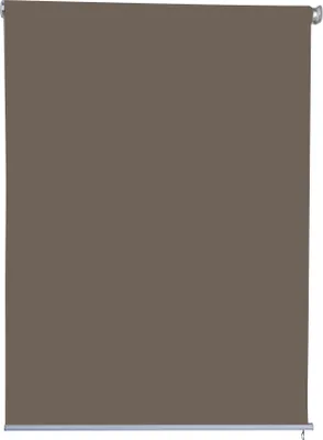 Produktbild von Sichtschutzrollo Vertikalmarkise Sonnenschutz Sichtschutz blickdichtes Rollo Fenster 1,4x2,3m Braun Garten Terrasse Verdunklung Wärmeschutz