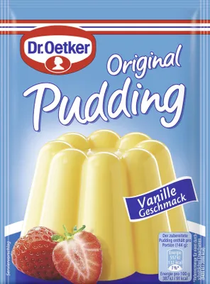 Produktbild von Dr. Oetker Original Pudding Vanille Geschmack Dessert 3er 111g