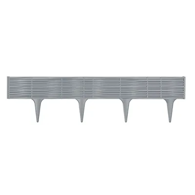 Produktbild von Palisade in Rattan-Optik L 3,9 Meter - H 18,5 cm - Beeteinfassung - Beetumrandung - Rasenkante - Gartenpalisade - Zierzaun