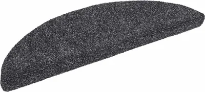 Produktbild von vidaXL Stufenmatten Selbstklebend 30 Stk. 56x17x3 cm Dunkelgrau Halbrund