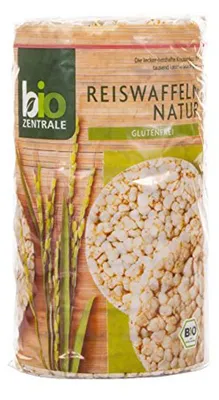 Immagine prodotto di Organic Central Cialde di riso biologiche croccanti naturali senza glutine 100g confezione da 6
