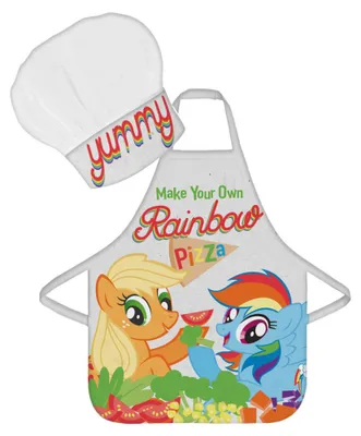 Produktbild von My Little Pony Rainbow Pizza Kinder Schürze 2-teiliges Set