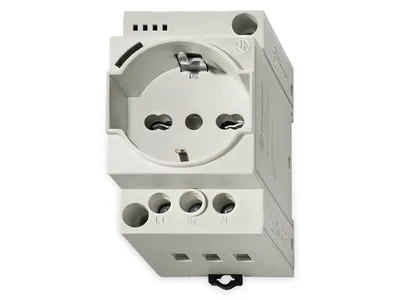 Zdjęcie produktu dla Gniazdo szafy rozdzielczej 7U.00.8.230.0000 Szary (RAL 7035) 1 szt