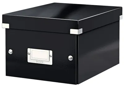 Obrázek produktu pro Leitz Storage Box Click & Store Small, Černá, Karton, 7,4 l, 200 x 250 x 148 mm, 540 g, 1 kusů