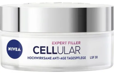 Produktbild von NIVEA CELLULAR Expert Filler Tagespflege LSF 30, Tagescreme, Frauen, Jeder Hauttyp, Gesicht, Anti-Falten, Kräftigend, Feuchtigkeitsspendend, 50 ml