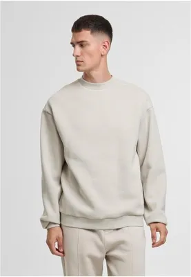 Image de Sweat à capuche pour homme Urban Classics Fluffy Crewneck cloud - S