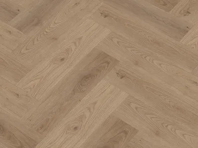 Produktbild von 5,5 mm Click-Vinyl CHECK One 2077H Altenwald Eiche Herringbone inkl. Trittschall Premium VPE: 1,752 m²