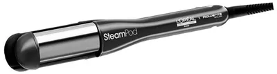 Obrázok produktu pre Žehlička na vlasy L'Oreal Professionnel SteamPod 4.0 Meteora, 165W, 0.8 g/min, Vstavaná vodná nádrž, Otočný kábel, Až do 210°C, Čierna