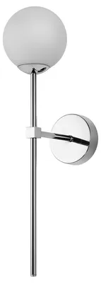 Zdjęcie produktu dla Kinkiet PIRULETA chromowany 1xG9x5W metal wym:49x20x20cm IP44 Light Prestige