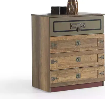 Obrázek produktu pro Kommode Schrank Holz Kommoden Schlafzimmer Holzschrank Braun Design