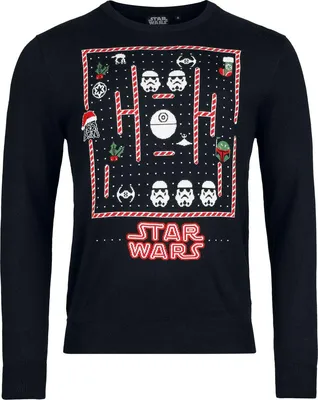 Produktbild von Star Wars Weihnachtspullover Herren Vintage Game multicolor L