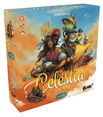 Produktbild von Celestia Duo: Kooperatives 2-Personen Brettspiel mit Piratenjagd