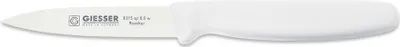 Produktbild von Giesser Messer Gemüsemesser Spickmesser Officemesser Klinge mittelspitz glatt - 8 cm, Weiß