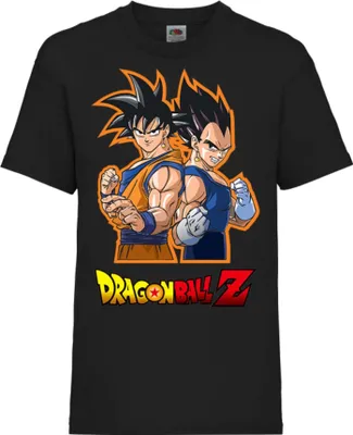 Obrázok produktu pre Detské tričko Kid Dragon Anime Manga Ball Z 01 Goku Vegeta, 9-11 Rok - 140 / čierna