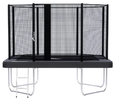 Productafbeelding van Trampoline AKROBAT ORBIT ABOVE 335x244 (11x8ft) Antraciet inclusief veiligheidsnet