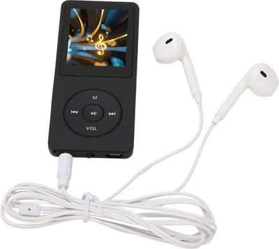 Imagen del producto de Reproductor MP3-MP4, pantalla de 1,8 pulgadas, 8 GB de almacenamiento, ampliable a 64 GB, 30 horas de reproducción, reproductor de música deportivo multifuncional, color