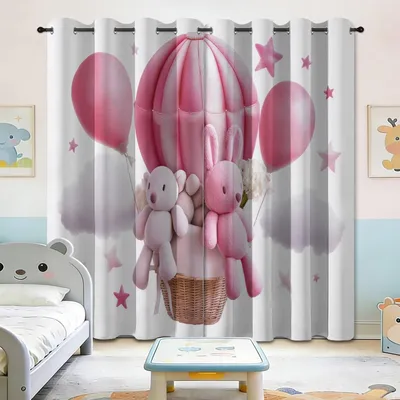 Zdjęcie produktu dla Zestaw 2 zasłon zaciemiających, 140 x 160 cm, kolor biały