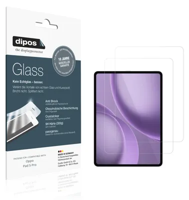 Immagine prodotto di 2x Pellicola Protettiva per Oppo Pad 5 Pro Protezione Vetro Flessibile 9H dipos