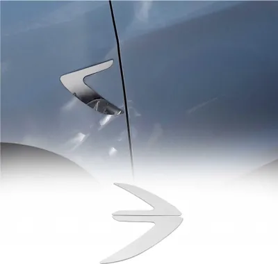 Produktbild von Seitenleiste Seitendekor Autodecor für Togg T10X T10F Edelstahl Chromdecor 2tlg