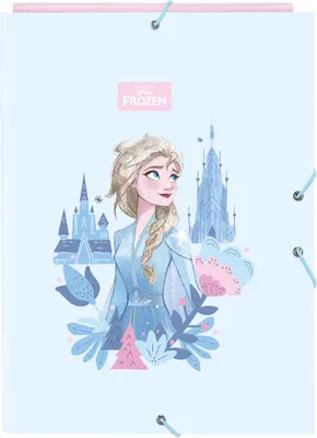 Immagine prodotto di Raccoglitore ad anelli Frozen Ice magic Blu A4 26 x 33,5 x 2,5 cm