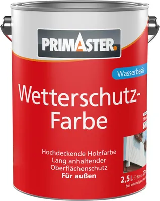 Produktbild von Primaster Wetterschutzfarbe 2,5 L basaltgrau
