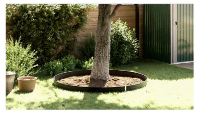 Produktbild von Wurzelbarriere mit Verbindungsrails Schwarz 1x10 m 1,5 mm HDPE