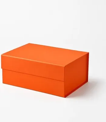 Zdjęcie produktu dla Pudełko Magnetyczne Na Prezent Pomarańczowe 235x170x100mm (zew) A5
