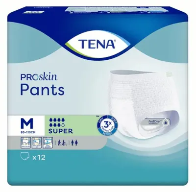 Produktbild von 4x TENA Pants Super Inkontinenzpants Gr. M | Packung (12 Stück)