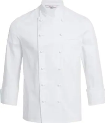 Produktbild von Greiff GASTRO MODA Herren Cuisine Basic Kochjacke Regular-Fit Weiß 4XL