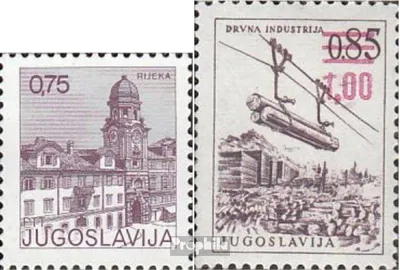 Produktbild von Briefmarken Jugoslawien 1976 Mi 1672,1673 (kompl.Ausg.) postfrisch Freimarke