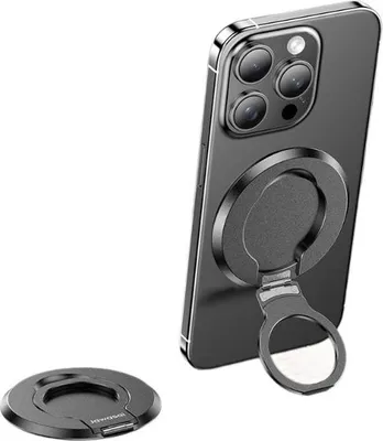 Produktbild von Magnetische Ringhalterung, Doppelseitiger magsafe finger ring, handy halter, 360° drehbar, ultradünn, tragbar