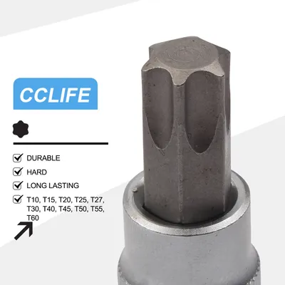 Produktbild von 3/8' Steckschlüssel Satz Torx Nüsse Stecknuss Außen Innen Bit S2 E4-E20 T10-T60