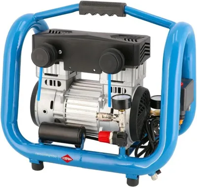 Image de Compresseur sans huile, silencieux – 1,5 CV – 10 bars – réservoir de 4 litres – 73 dB – mobile