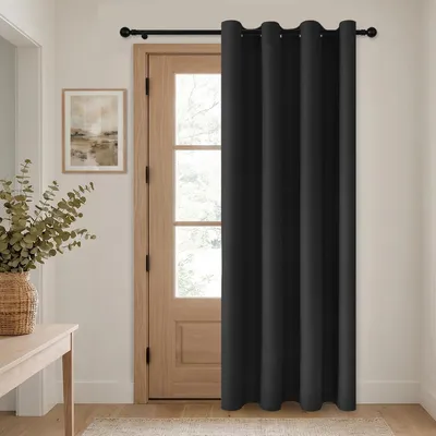 Obrázek produktu pro Zatemňovací závěs, termoizolační závěs, neprůsvitný, rozměry 210 x 132 cm, černá barva