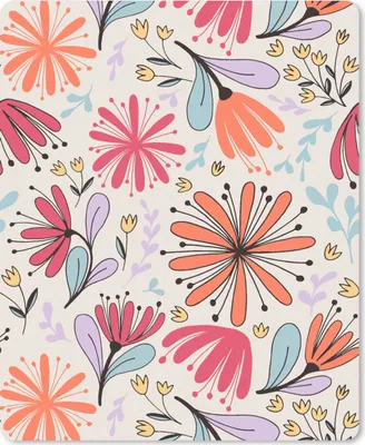 Produktbild von MuchoWow® Mauspad Mousepad Blumen - Regenbogen - Design 19x23 cm - Mousepads - Maus Mat - Pad - Mausunterlage - Mauspads - Spielen