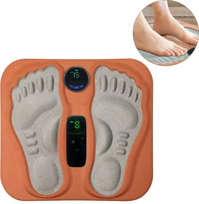 Produktbild von Fußmassagegerät, Fußmassagegerät 3D, Regenerative EMS-Behandlung gegen Taubheit Kribbeln und Nervenschmerzen, mit 15 Intensitätsstufen, 30x29cm
